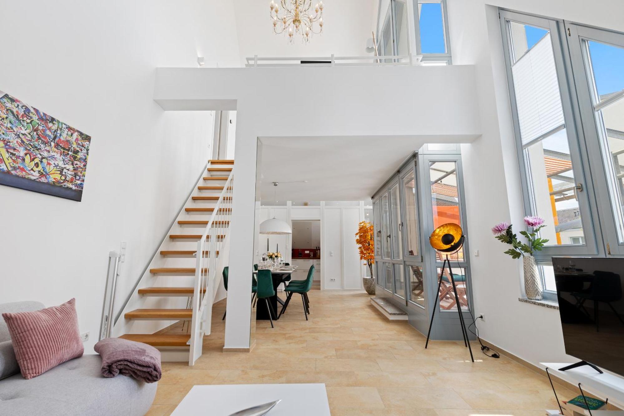 Helloflats - Luxus-Penthouse - Balkon - Parking - Zentrum - Therme - Naehe Flughafen Muc Erding Bagian luar foto
