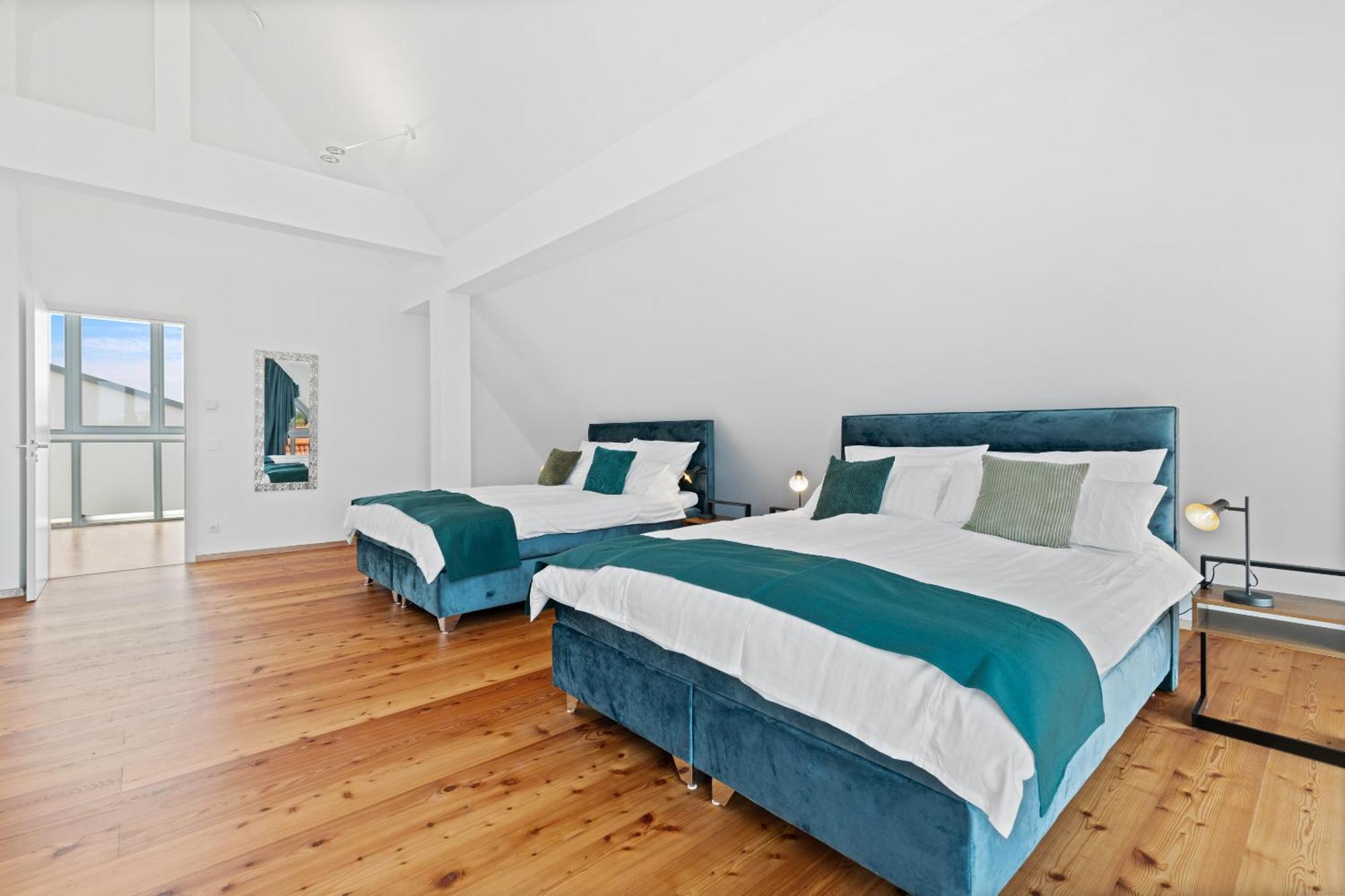 Helloflats - Luxus-Penthouse - Balkon - Parking - Zentrum - Therme - Naehe Flughafen Muc Erding Bagian luar foto