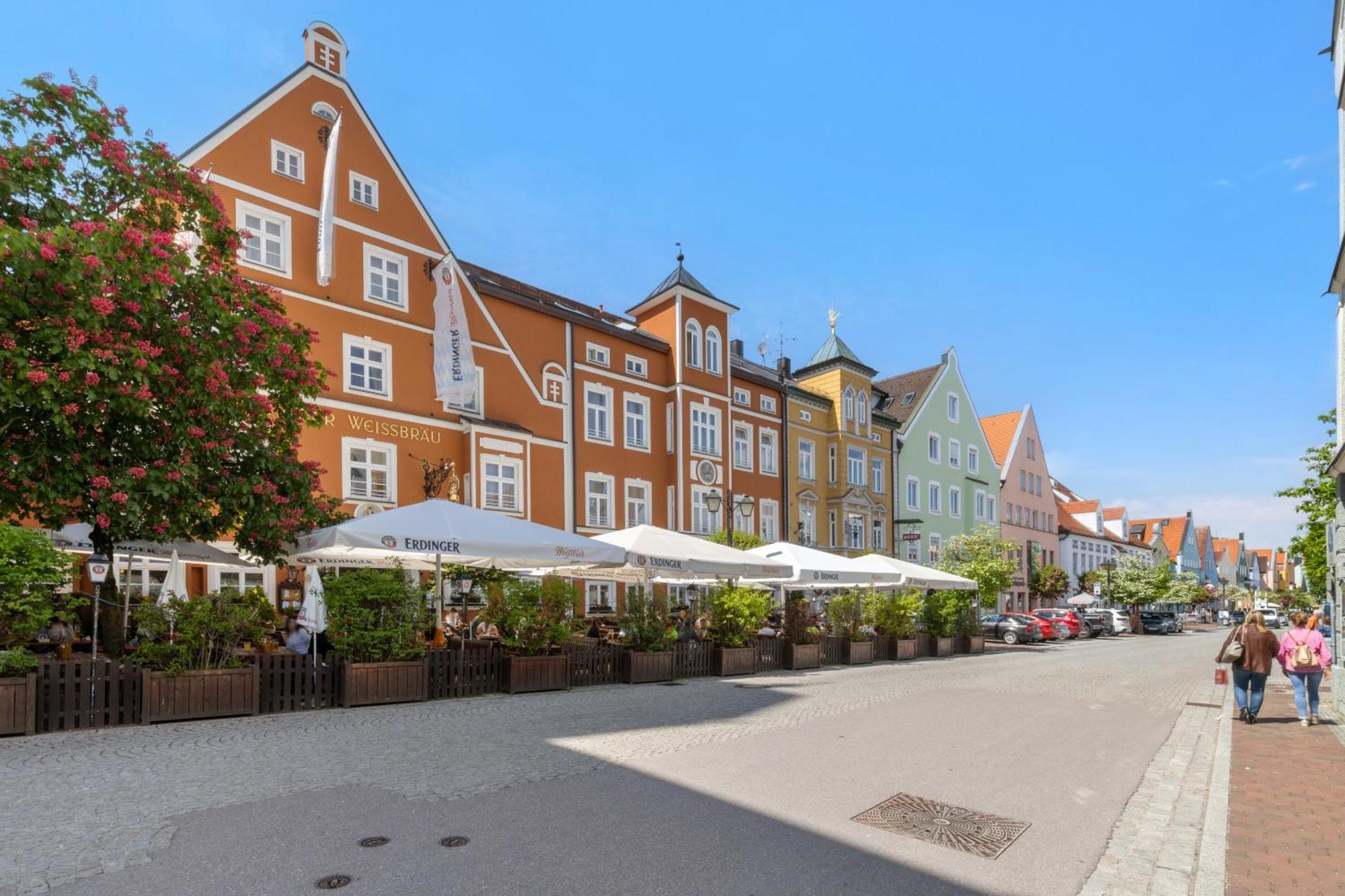 Helloflats - Luxus-Penthouse - Balkon - Parking - Zentrum - Therme - Naehe Flughafen Muc Erding Bagian luar foto